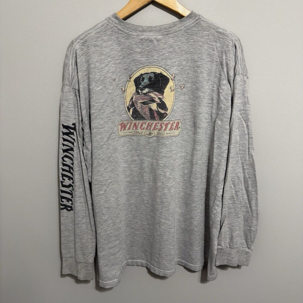Vintage Y2K Winchester Rifles Guns Hunting Cowboy Western Legends T-Shirt XL
